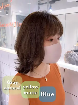 セミロング カラー ELTE表参道所属・✨上品レディーなヘア スタイルへ✨髙木諒也のヘアスタイル