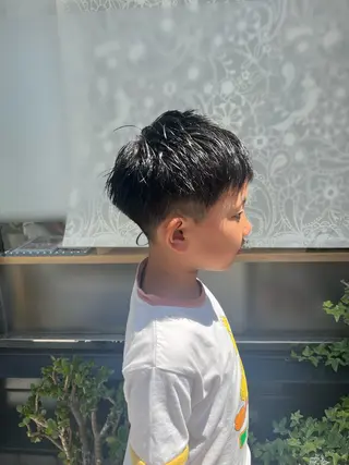 メンズ キッズ ノヤマ マナのヘアスタイル