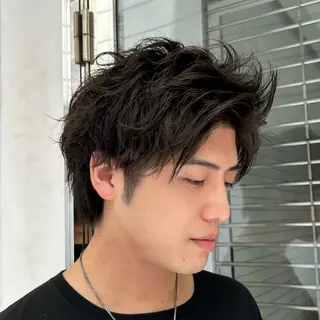 ショート メンズ 池袋/韓国メンズヘア ❤️💙軸丸みうのヘアスタイル