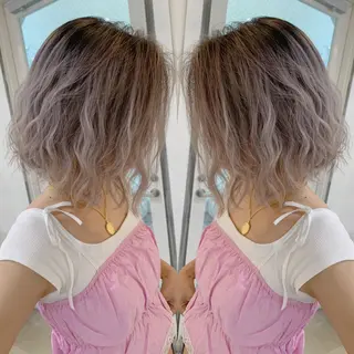 ショート カラー ヘアアレンジ BANK'S hair所属・💐ケラチン 髪質改善寺坂雄飛💐のヘアスタイル