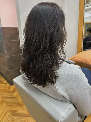 パーマ ボブ/ミディアム 親しみやすさ/さくらのヘアスタイル