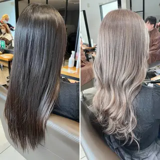 ロング カラー 🌿earth亀有店 【緑髪のノブ】🌿のヘアスタイル