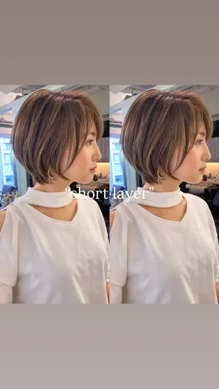 ショート Lond所属・ボブ/顔まわり /みそらのヘアスタイル