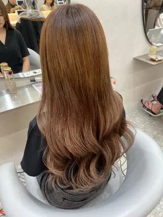 ロング 新宿/韓国ヘア 中明度カラー/かやのヘアスタイル