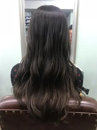 ロング カラー ブリーチ&似合せボブ 田中寛十のヘアスタイル