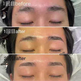 メンズ アイブロウ メンズ眉毛サロン allumerりさの眉毛・アイブロウイメージ