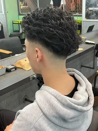 パーマ メンズ Le'a所属・渋谷/フェード/ 國分 翔のヘアスタイル