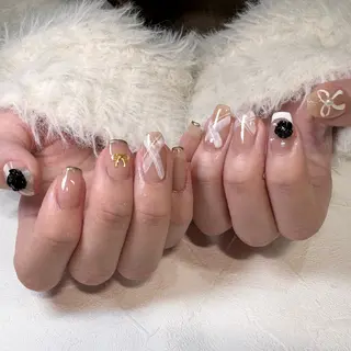 ネイル RIEKO🍒 ワンホン♡推しネイルのネイルデザイン