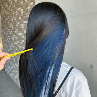 ロング カラー インナーカラー指名 No.1菊池柊真のヘアスタイル