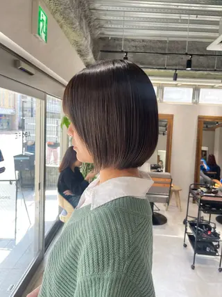 ショート カラー 🩵ボブ/レイヤー /髪質改善🩵のヘアスタイル