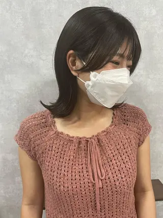 ミディアム C’LD hair  produce /シールドヘア所属・モテ髪/ボブ/ショー ト/アダチフウトのヘアスタイル