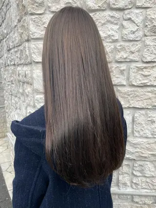 ロング カラー 星野 茉由のヘアスタイル