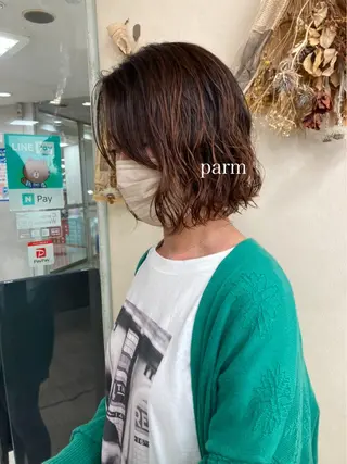 ショート パーマ 初めてのショート お任せください✂️のヘアスタイル