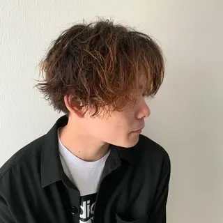 カラー パーマ メンズ 【メンズ特化】 池田大成✂︎のヘアスタイル