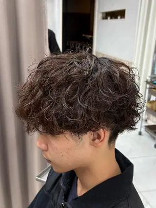 ショート パーマ メンズ GRANDEUR ryuのヘアスタイル