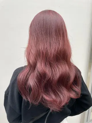 ロング カラー ヘアアレンジ hazuki🐈‍⬛ 透明感カラーのヘアスタイル