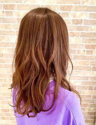 セミロング カラー パーマ スパイキーショート パーマ　具志堅　太志のヘアスタイル