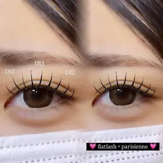 マツエク・マツパ Mell Yuuna ♡パリエク /束感のマツエク・マツパデザイン