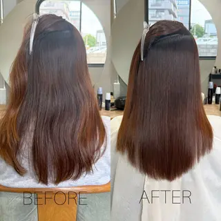 セミロング パーマ 野間 祐哉のヘアスタイル