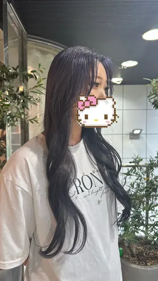 ロング カラー ユウ✩.*˚/メンズ 特化/シャドウパーマのヘアスタイル