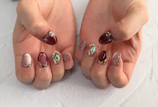 ネイル 愛川町 あんすりうむのネイルデザイン