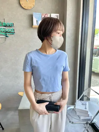 ショート カラー mood tatemachiのヘアスタイル