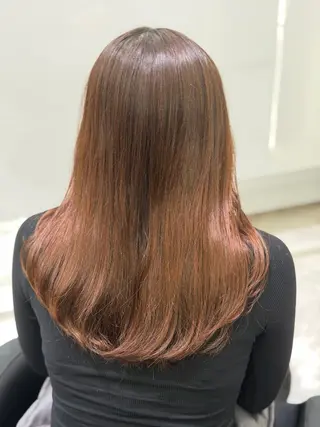 ロング カラー 平田 七海のヘアスタイル