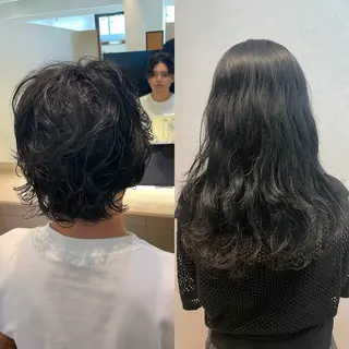 パーマ 白取 星矢のヘアスタイル