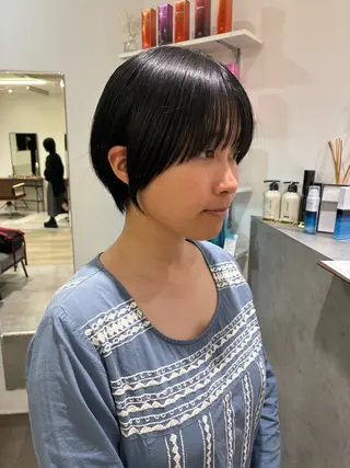 ショート 髪質改善jewelbox 〜私のトリートメント〜 東梅田店所属・髪質改善/ボブ/梅田 runa_ニュアンスのヘアスタイル