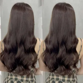 ロング カラー 赤み無し柔らかカラー 【梅田】madokaのヘアスタイル