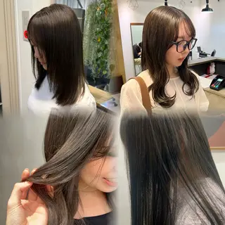 ロング カラー Lomalia もえかのヘアスタイル