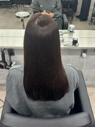 ロング 髪質改善つくば 韓国風カット内田のヘアスタイル