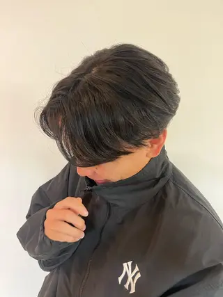 ショート パーマ メンズ ️️髪質改善✨ミニモ 学割/Hina💖のヘアスタイル