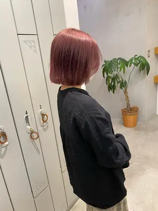 ショート カラー 、 、のヘアスタイル