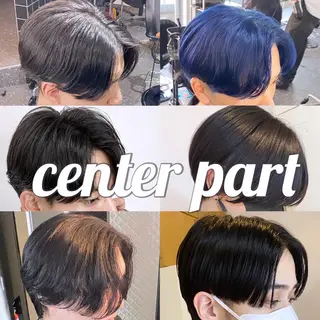 ショート メンズ パーマ/ダブルカラー ブリーチ⭐️海斗のヘアスタイル