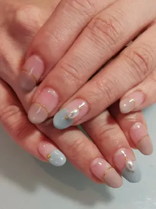 ネイル カラー 人気エリア💖完全個室【ルリエ】所属・ネイルサロン Lelienルリエのネイルデザイン