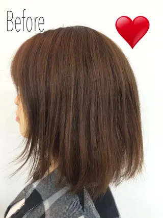 ミディアム パーマ LOVE N°21所属・Ｋ△Ｎ△♡かな ヘア&まつげのマツエク・マツパデザイン