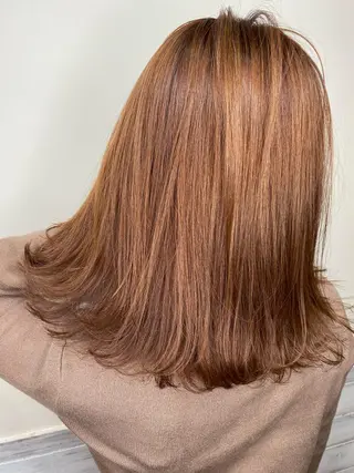 ミディアム カラー カラー特化サロン茶屋 町Furukuboのヘアスタイル