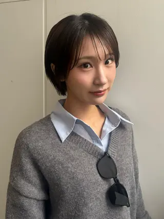 ショート VIVIE【ヴィヴィ】所属・髪質改善/韓国風 レイヤー/田村祐樹のヘアスタイル