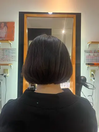 ミディアム 大貫 遥菜のヘアスタイル