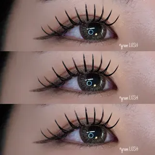 マツエク・マツパ gram LUSHのマツエク・マツパデザイン