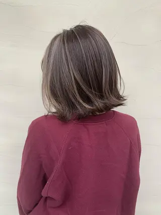 ミディアム カラー toi【トワ】所属・安達 俊亮のヘアスタイル