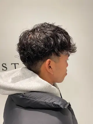 ショート パーマ メンズ スタイル 相模大野のヘアスタイル