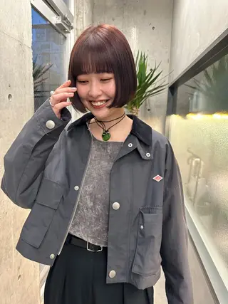 ショート ボブ/似合わせカット /ニュアンスカラーのヘアスタイル