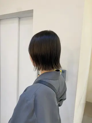 ショート nok所属・レイヤー/ベージュ/ どますず🌺のヘアスタイル