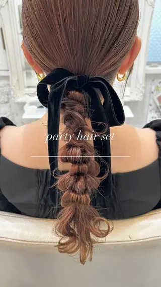 セミロング カラー ヘアアレンジ マツエク・マツパ アイブロウ Noah's　Ark所属・透明感カラー🫧ヘア セット🫧松本菜月の眉毛・アイブロウイメージ