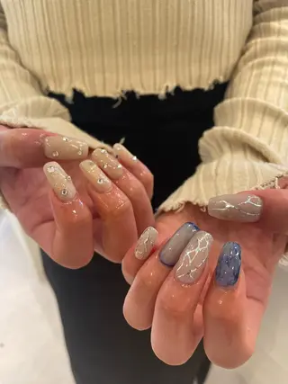 ネイル 束感まつ毛/ネイル/ LED♥KIRARAのマツエク・マツパデザイン