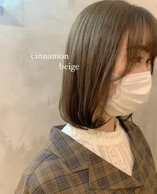 セミロング カラー murai airiのヘアスタイル