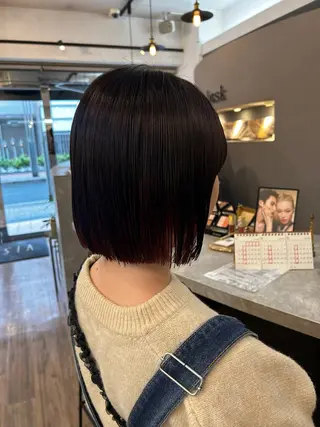 ショート カラー ブリーチ／ヘアセット 🪞🌙minamiのヘアスタイル