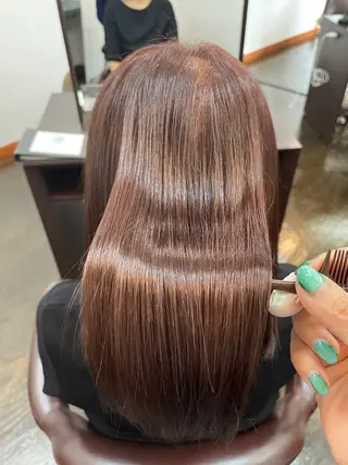 セミロング La Ruelle yoko🐈髪質改善のヘアスタイル